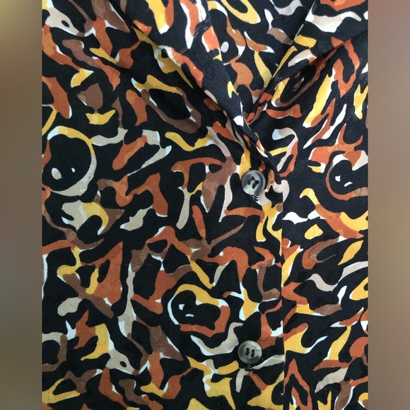 Vintage patterned button down - Picture 2 of 3